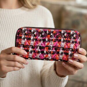 Vera Bradley RFID Georgia Wallet Houndstooth NWT